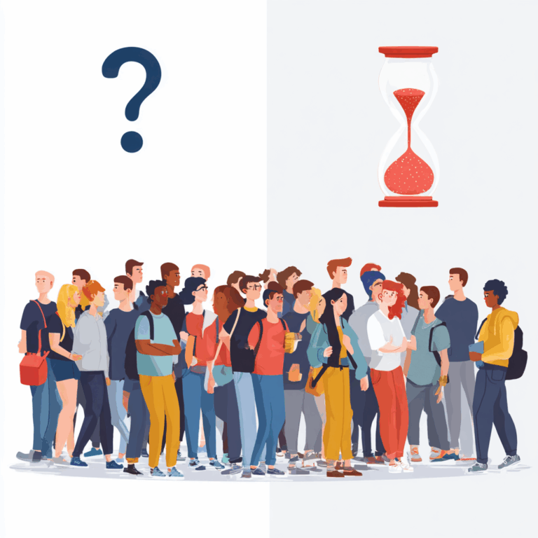 Warten, keine Infos, Chaos.